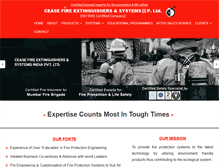 Tablet Screenshot of ceasefiresafety.com